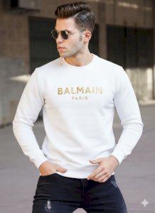 Balmain Paris Baskılı Sweat