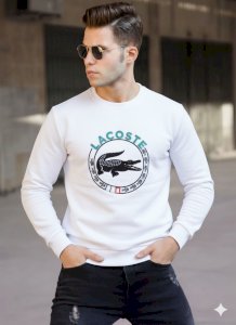 Lacoste Timsah Baskılı Sweat