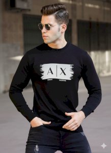Armani Exchance Baskılı Sweat